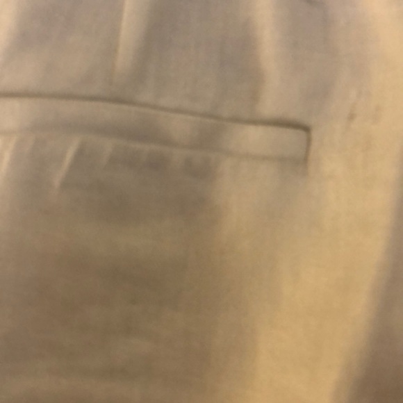 J. Crew size 10 white linen wide cropped pants - Picture 7 of 7